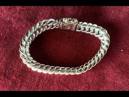 Buddha to buddha  armband “ Chain XS” zo goed als nieuw, Sieraden, Tassen en Uiterlijk, Armbanden, Zo goed als nieuw, Zilver, Ophalen of Verzenden