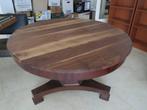 ronde oude mahoniehouten tafel, Ophalen of Verzenden