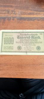 Duitsland 1000 Mark Biljet - 1922, Ophalen of Verzenden, Euro's, Los biljet