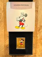 Mickey Mouse 24K Gouden Postzegel 100 Jaar Disney PostNL, Nieuw, Overige typen, Mickey Mouse, Ophalen of Verzenden