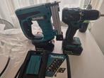 Makita tacker 18v set, Ophalen of Verzenden, Boor- en Schroefmachine
