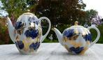 USSR LOMONOSOV BLUE BIRD Kobalt Goud Koffie + Thee servies, Ophalen of Verzenden