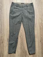 Drykorn broek pantalon chino ruit zwart grijs W28/L34= S/36, Grijs, Drykorn, Zo goed als nieuw, Driekwart