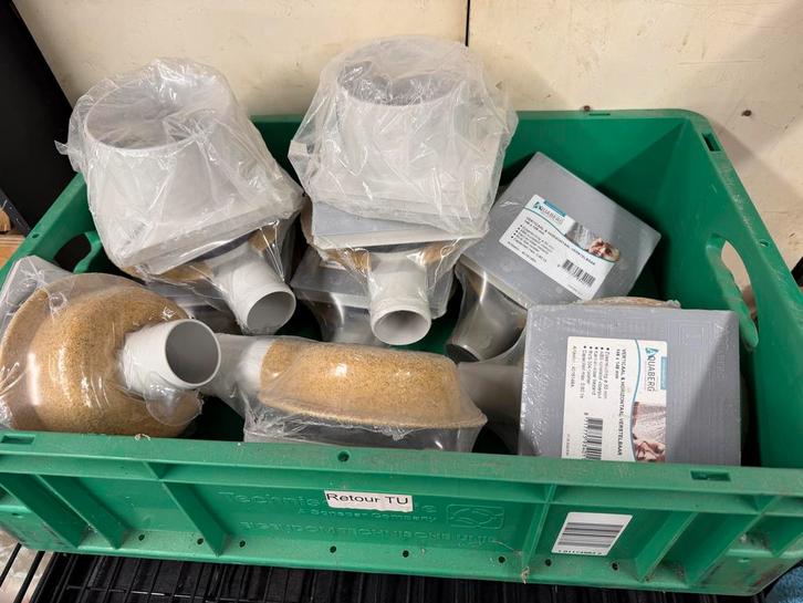 Aquaberg doucheput bezand - diverse uitlopen, Doe-het-zelf en Verbouw, Buizen en Afvoer, Nieuw, Afvoer, Pvc, Minder dan 2 meter