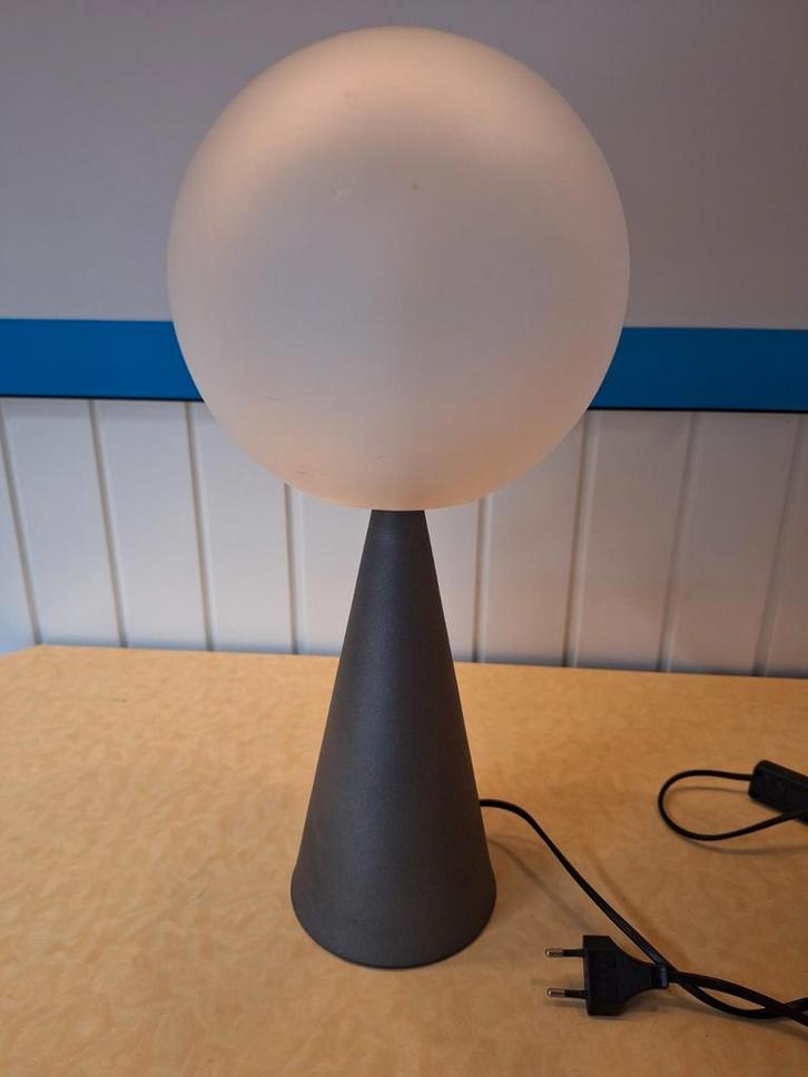 Fontana Arte Lamp - Design Klassieker, Huis en Inrichting, Lampen | Vloerlampen, Gebruikt, Minder dan 100 cm, Glas, Metaal, Ophalen of Verzenden