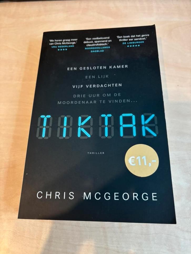 Chris Mcgeorge - Tik Tak, Boeken, Thrillers, Zo goed als nieuw, Ophalen of Verzenden