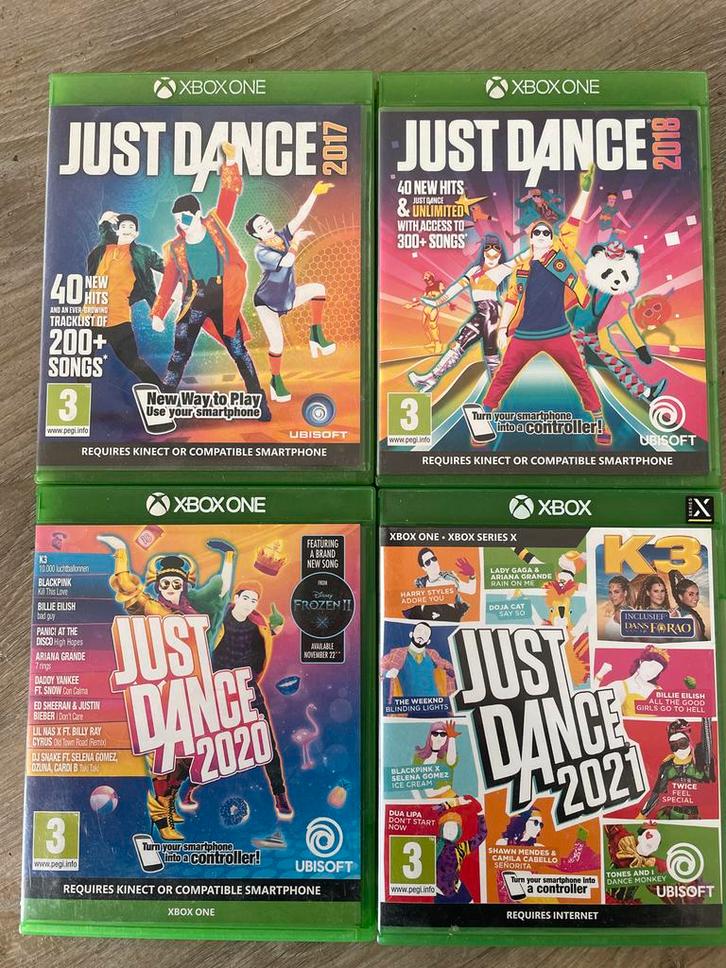 Just Dance Xbox One - 2017, 2018, 2020, 2021, Spelcomputers en Games, Games | Xbox One, Gebruikt, Muziek, 3 spelers of meer, Vanaf 3 jaar