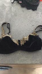 Hunkemuller bh zwart gouden kantje 80B voor Kerst?, Hunkemöller, Ophalen of Verzenden, Zwart, BH