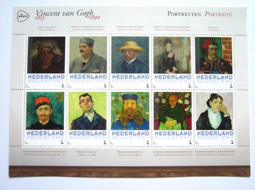 vincent van gogh NL postfris portretten blok vel portret pf, Postzegels en Munten, Postzegels | Nederland, Postfris, Na 1940, Ophalen of Verzenden