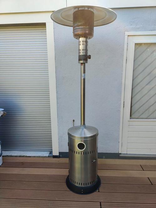 Professionele terrasheater op gas 13,5 kW bedrijfsklaar, Tuin en Terras, Terrasverwarmers, Zo goed als nieuw, Gas, Vloer, Ophalen