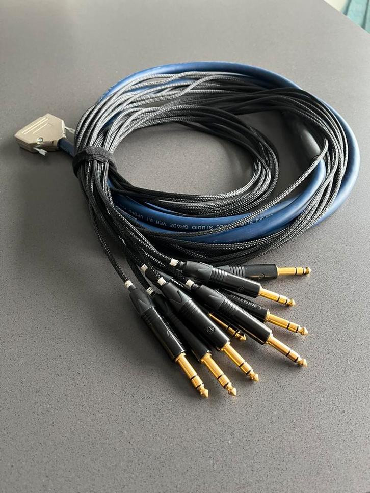 Vandamme Blue Series Multicore snake, Audio, Tv en Foto, Audiokabels en Televisiekabels, Zo goed als nieuw, Luidsprekerkabel, Ophalen of Verzenden