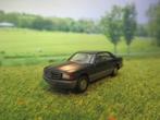 Mercedes Benz C126 - Herpa facelift zwart #2, Ophalen of Verzenden, Gebruikt, Auto, Herpa