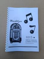 Service Manual: Wurlitzer 1015 (1946) jukebox nieuw !!, Verzamelen, Automaten | Jukeboxen, Verzenden, Nieuw, Voor 1950, Wurlitzer