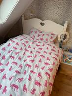 Bed wit hart, meisjes, Ophalen, Zo goed als nieuw, Eenpersoons