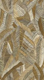 Arte Les Tricots behang Chintz Honey 73102, Ophalen of Verzenden, 10 tot 25 m², Beige