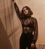 Nieuw Hunkemöller Lucy Hale kanten top maat S, Zwart, Nieuw, Ophalen of Verzenden, Lange mouw