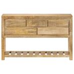 Dressoir 120x30x75 cm massief mangohout, Verzenden, ., Nieuw, .