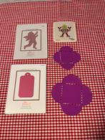 Pakket snijmallen cutting dies tag angel robot etc, Ophalen of Verzenden, Zo goed als nieuw, Overige thema's, Pons of Mal