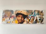 Prachtig streetart schilderij van Rodrigo Izolag 180 x 60 cm, Ophalen