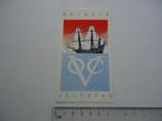 sticker oud VOC BATAVIA schip scheepvaart lelystad retro, Verzamelen, Verzenden, Zo goed als nieuw