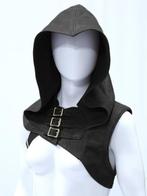 Middeleeuwse leren mantel cape capuchon cosplay kleding, Verzenden, Nieuw
