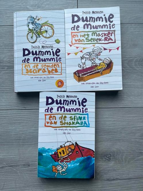 Dummie de Mummie - 3 boeken Tosca Menten, Boeken, Kinderboeken | Jeugd | onder 10 jaar, Gelezen, Fictie algemeen, Ophalen of Verzenden