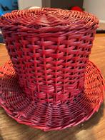 Lamp, rieten hoge hoed, Ophalen, Gebruikt, Overige materialen, Minder dan 50 cm