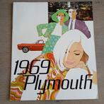 PLYMOUTH AUTOFOLDER  1969, Verzenden, Zo goed als nieuw, Overige merken