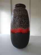 Vintage vaas West Germany lava vloervaas bruin rood XL, Huis en Inrichting, Woonaccessoires | Vazen, Ophalen of Verzenden, Overige kleuren