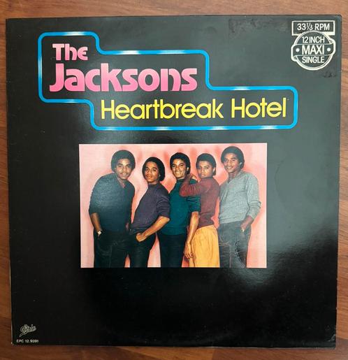 Jacksons - Heartbreak Hotel Rare 12” picture sleeve Zeldzaam, Cd's en Dvd's, Vinyl | Pop, Zo goed als nieuw, 1980 tot 2000, Ophalen of Verzenden
