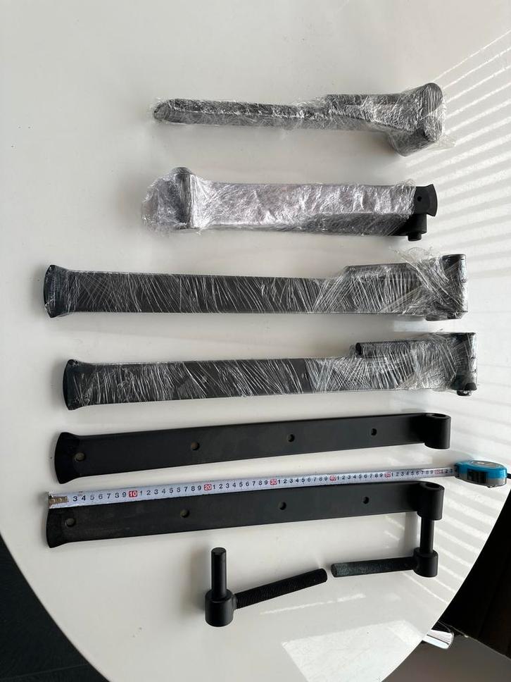 Duimhengen - Compleet Set, Doe-het-zelf en Verbouw, Hang- en Sluitwerk, Nieuw, Scharnier, IJzer, Ophalen of Verzenden