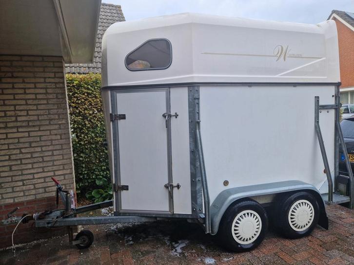 Weijer 1.5 trailer, Dieren en Toebehoren, Paarden en Pony's | Trailers en Aanhangwagens, Zo goed als nieuw, Ophalen