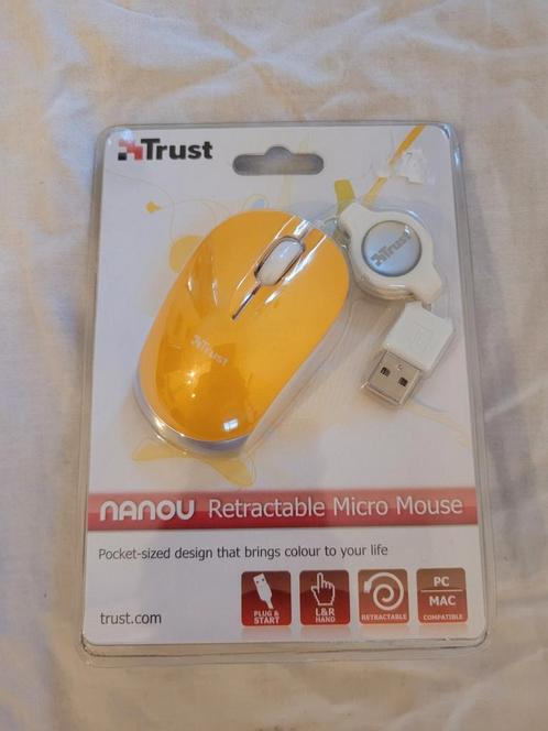 Trust Nanou, Computers en Software, Muizen, Zo goed als nieuw, Ophalen of Verzenden