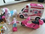 Barbies, scooter, ambulance, paard, Kinderen en Baby's, Speelgoed | Poppen, Ophalen, Zo goed als nieuw, Barbie