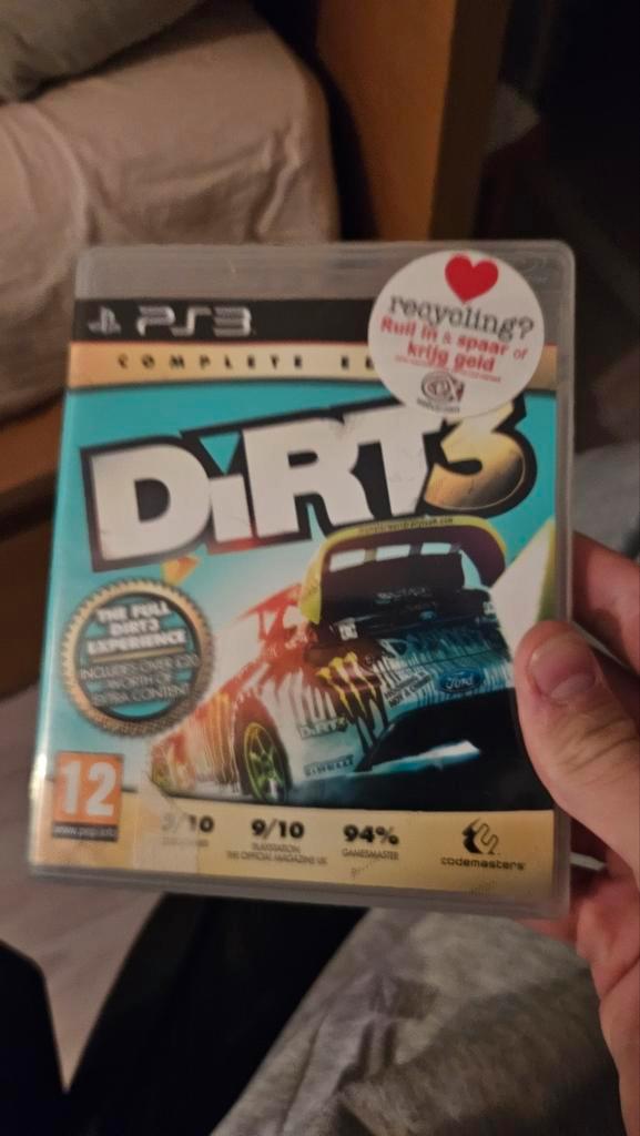 Dirt 3 Complete Edition - PS3, Spelcomputers en Games, Games | Sony PlayStation 3, Gebruikt, Racen en Vliegen, 2 spelers, Vanaf 12 jaar