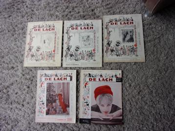 5X DE LACH VINTAGE WEEKBLAD 3X 1949-1X1958-1X1963 beschikbaar voor biedingen