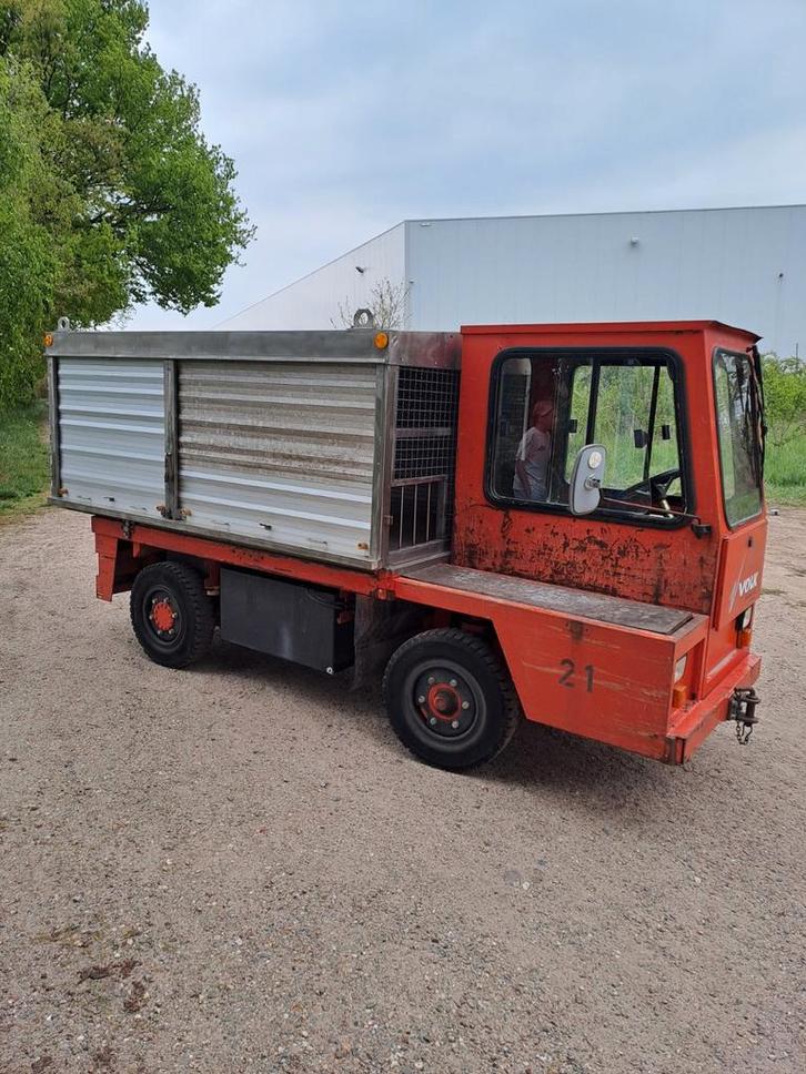 Electrische transportwagen intern transportwagen, Doe-het-zelf en Verbouw, Transportwagens, Gebruikt, Transportkar, 100 liter of meer