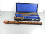 FEHR altblokfluit palissander in koffer, Ophalen of Verzenden, Gebruikt, Alt, Met koffer, hoes of etui
