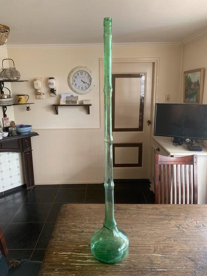 Jaren ‘70 Chianti fles (1m20 hoog!), Antiek en Kunst, Antiek | Glas en Kristal, Ophalen