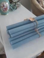 6 ijsblauwe kaarsen 6.95, Nieuw, Minder dan 25 cm, Blauw, Ophalen of Verzenden