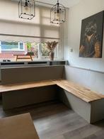 Eethoek met hoekbank en stoel, Ophalen, Gebruikt, 4 tot 6 stoelen