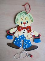 Trekpop Clown. 2 stuks Lengte 18 cm., Ophalen of Verzenden, Zo goed als nieuw, Overige typen