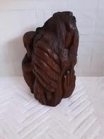 Houten abstract beeld Vermoesen jaren ’70, Ophalen of Verzenden