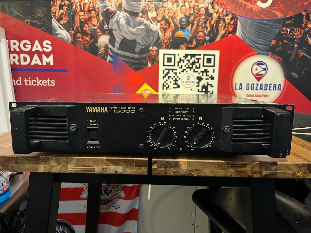 Yamaha H5000 Professionele Eindversterker, Gebruikt, Yamaha, Ophalen of Verzenden, 120 watt of meer