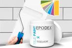 Tegelverf Poolwit - 25m² (3kg) epodex nieuw!, Doe-het-zelf en Verbouw, Wit, Nieuw, Ophalen of Verzenden, Verf