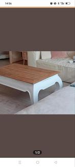 Teak houten opium tafel, Huis en Inrichting, Tafels | Salontafels, Ophalen, Gebruikt, 50 tot 100 cm, Minder dan 50 cm