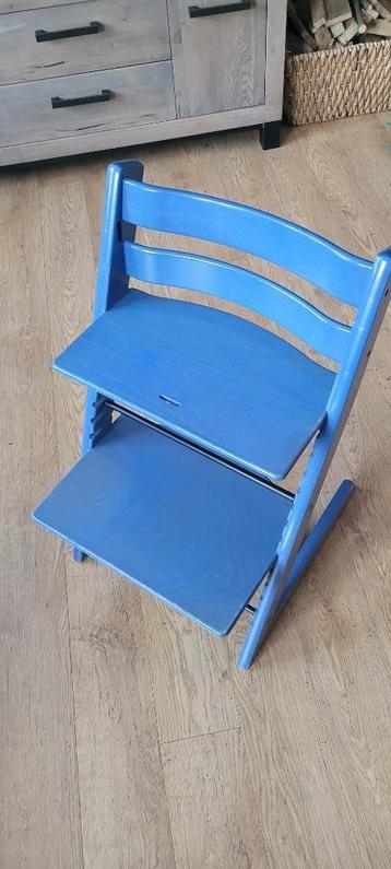 Stokke triptrap kinderstoel, Blauw beschikbaar voor biedingen