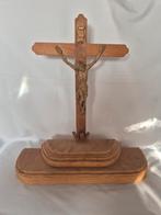 Ornament met kruis en jezus, Verzamelen, Religie, Ophalen of Verzenden, Zo goed als nieuw, Beeld(je)