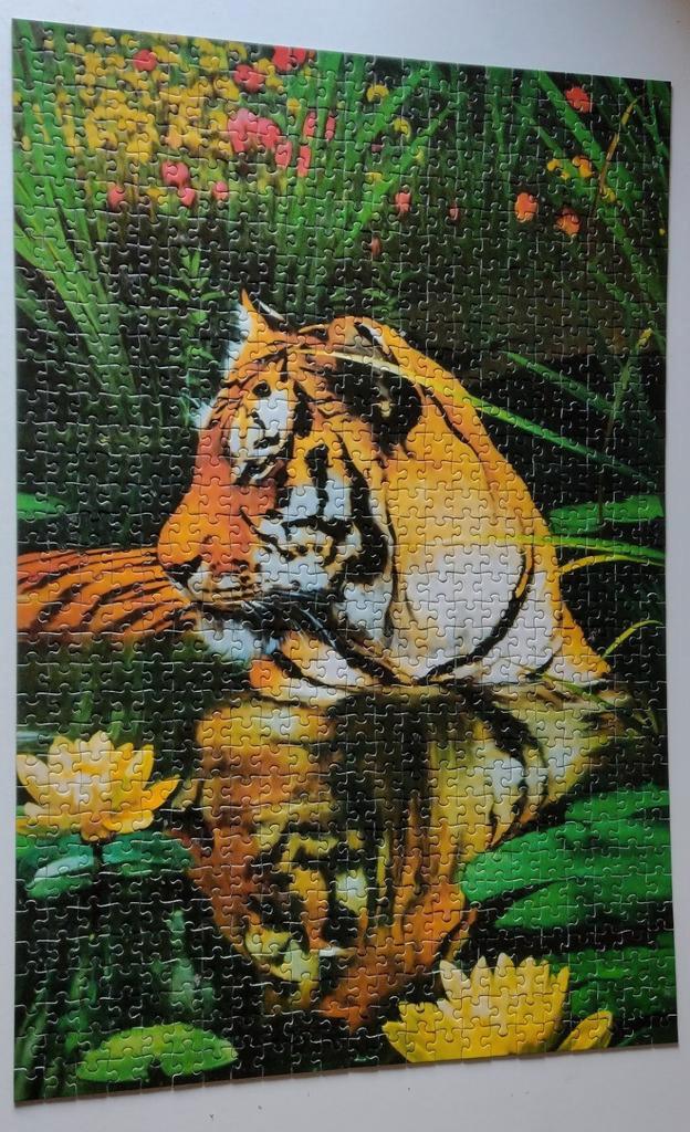 Tijger 800st Schmid prestige puzzel nr 98005.7 vintage, Hobby en Vrije tijd, Denksport en Puzzels, Gebruikt, Legpuzzel, 500 t/m 1500 stukjes