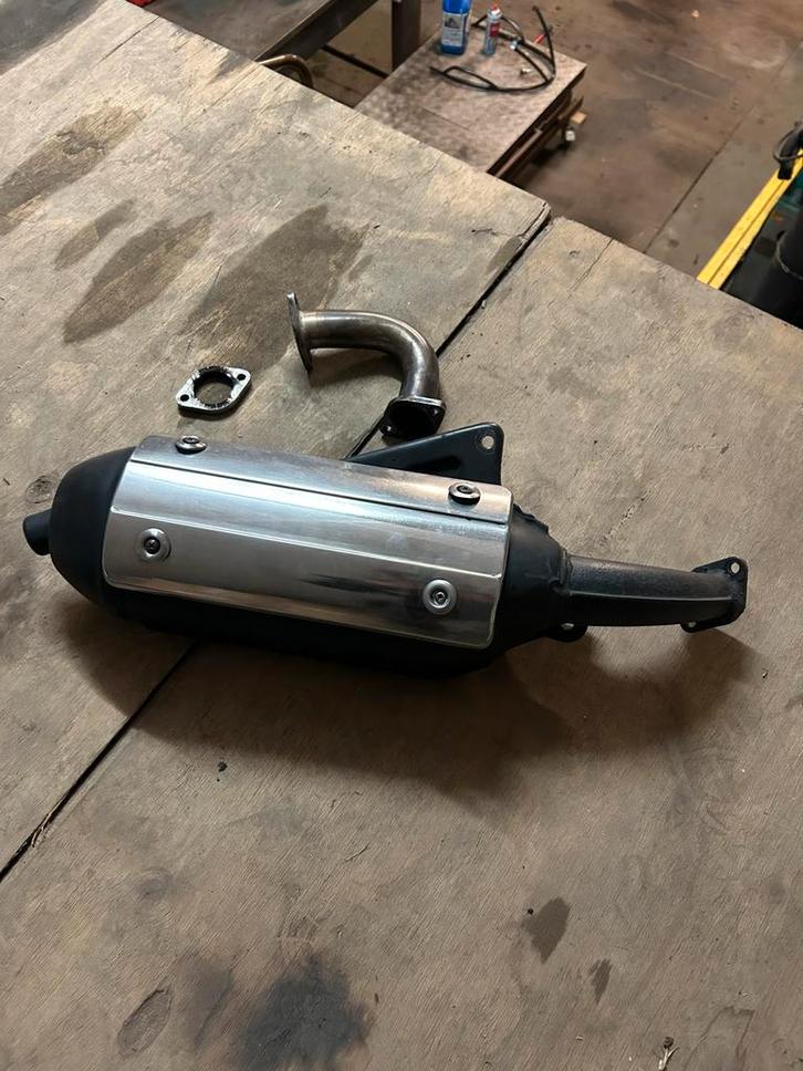 Sm06 Uitlaat met RVS Bocht en Spacer, Motoren, Tuning en Styling, Ophalen of Verzenden